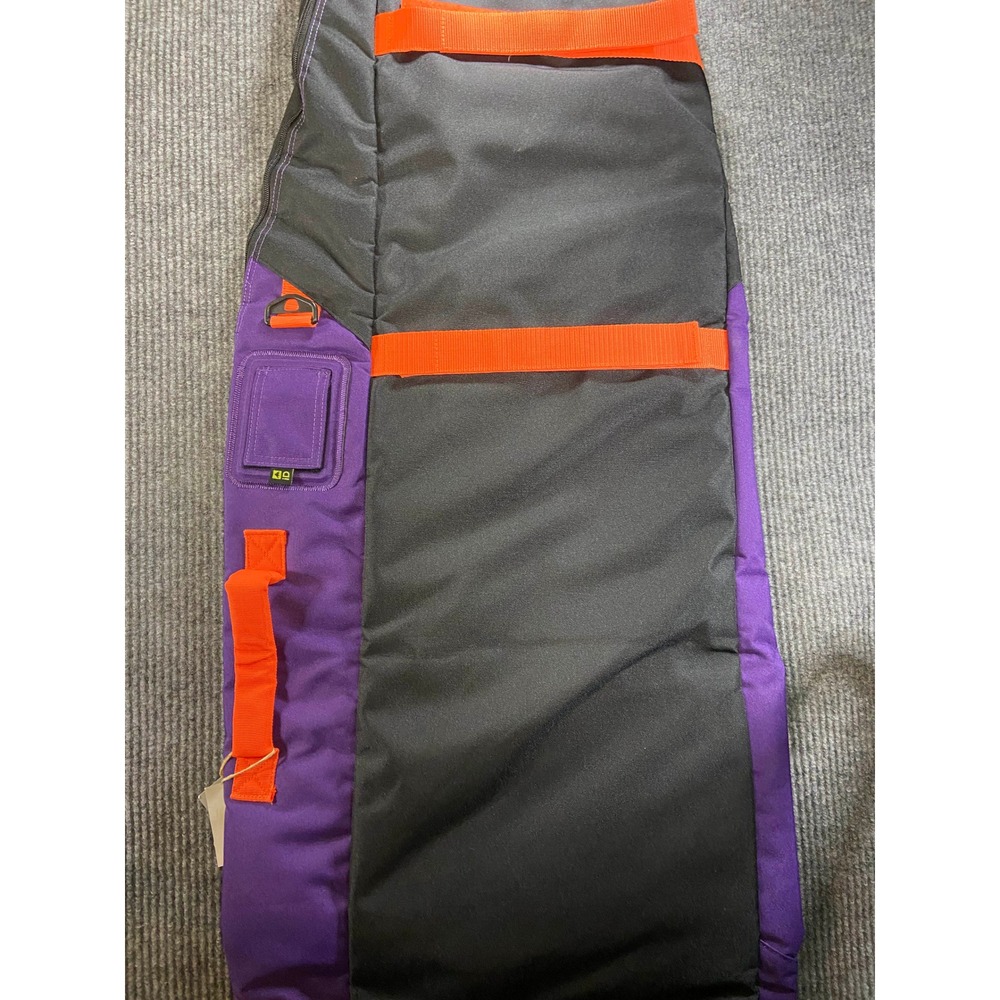 Burton Padded Snowboard Bag Purple Black Orange Travel Carry Case - Picture 3 of 4